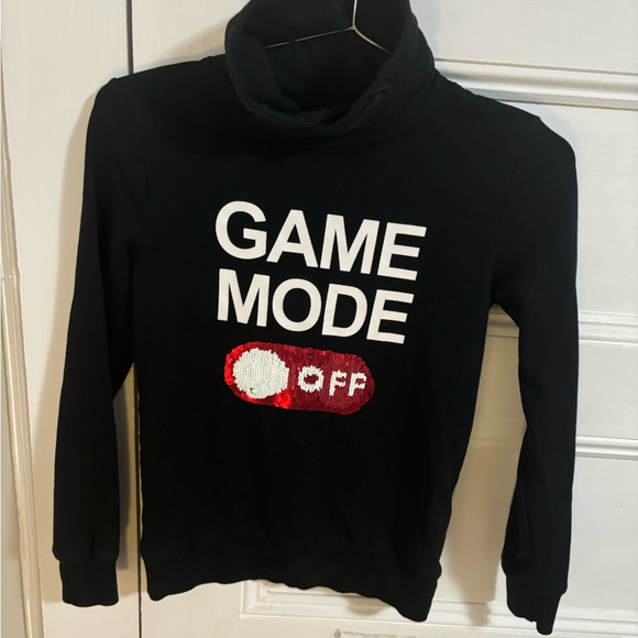 H&Mkids collared black sweater - Picture 3 of 7